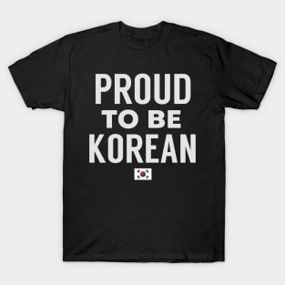 Proud To Be Korean T-Shirt